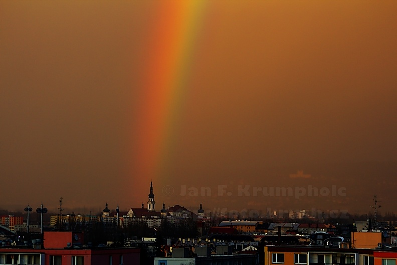 Duha nad Olomoucí