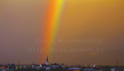 Duha nad Olomoucí