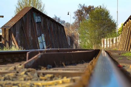 železniční most na šantovce