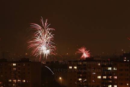 Silvestr 2013 - půlnoční ohňostroj