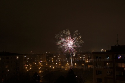 Silvestr 2013 - půlnoční ohňostroj