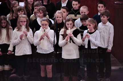Vánoční koncert ZŠ Stupkova - Husův sbor 16.12.2014