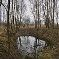 Vojenský prostor Libavá - rozpadlý kostel Jestřabí, tankový brod Čermná