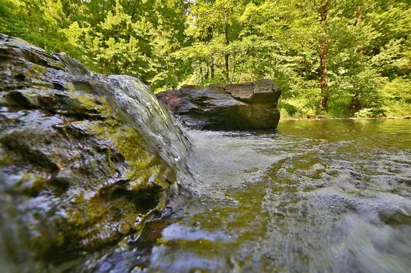 U splavu řeky Bystřice - Smilov