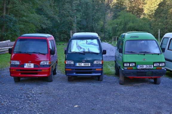 40. - jubilejní Subaru Libero sraz v Údolí Bílého potoka (40th anniversary Czech and Slovak Subaru Libero meeting)