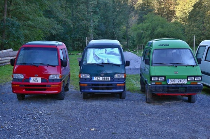 40. - jubilejní Subaru Libero sraz v Údolí Bílého potoka (40th anniversary Czech and Slovak Subaru Libero meeting)